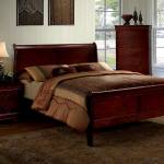 LOUIS PHILIPPE III Full Bed - Cherry